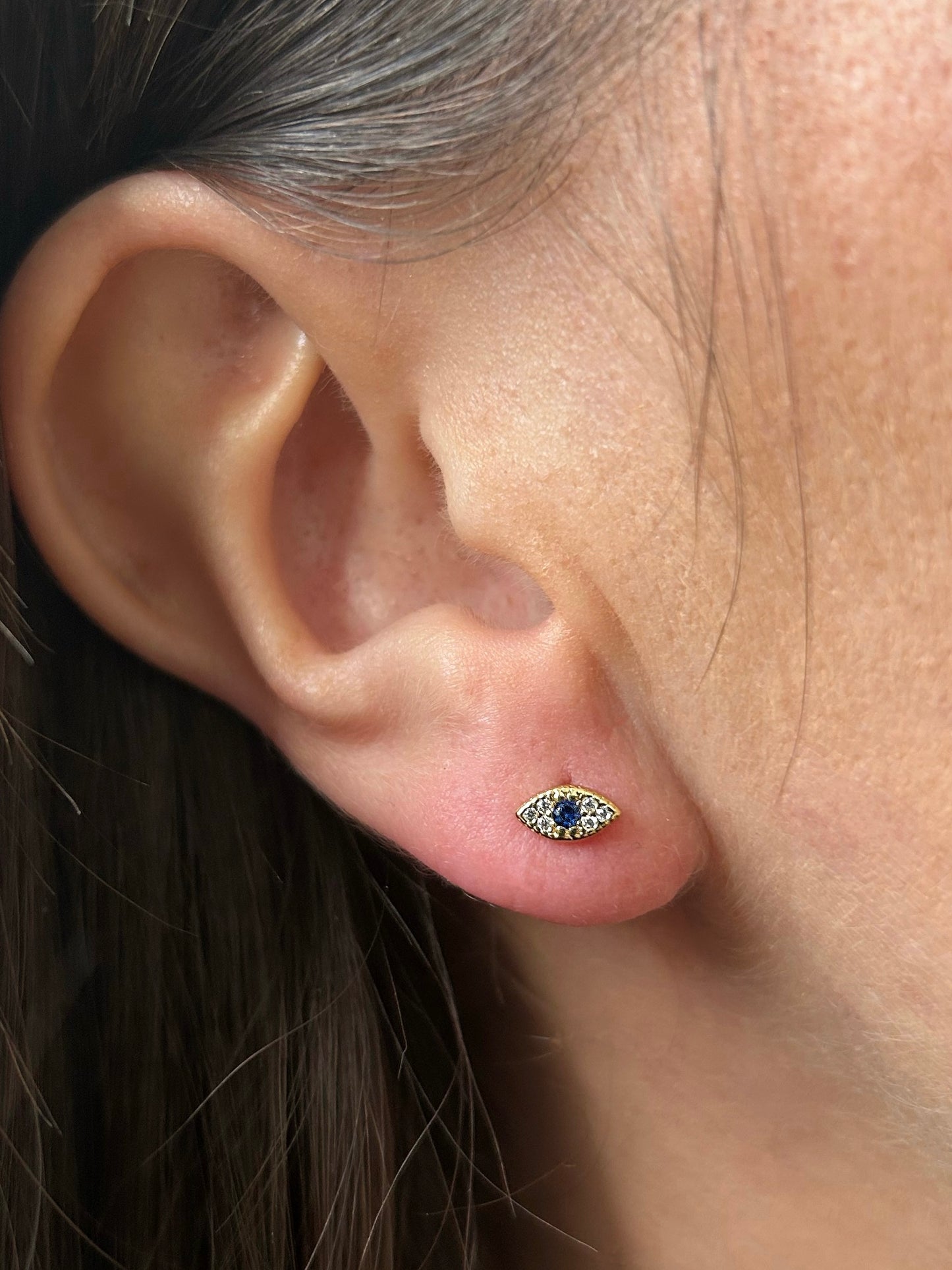 Evil Eye Stud Earrings