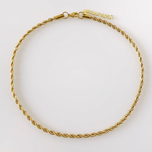 Chunky Rope Chain Necklace - Gemzis