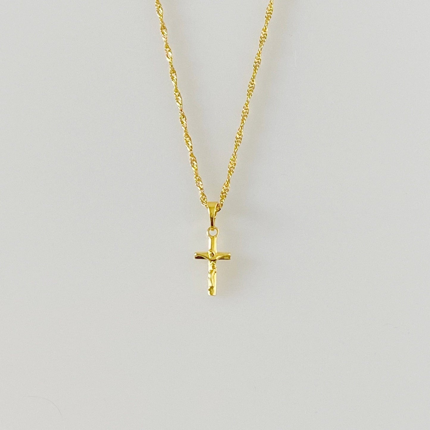 Dainty Cross Necklace - Gemzis
