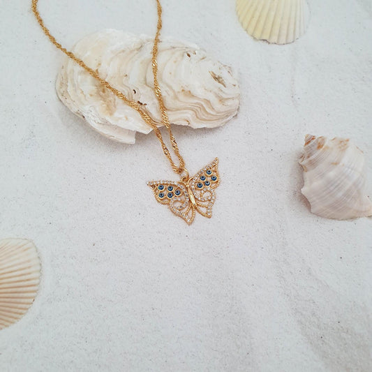 FLUTTER NECKLACE - Gemzis