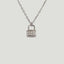 Pave Padlock Necklace - Gemzis