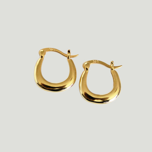 Rosa Huggie Hoop Earrings - Gemzis