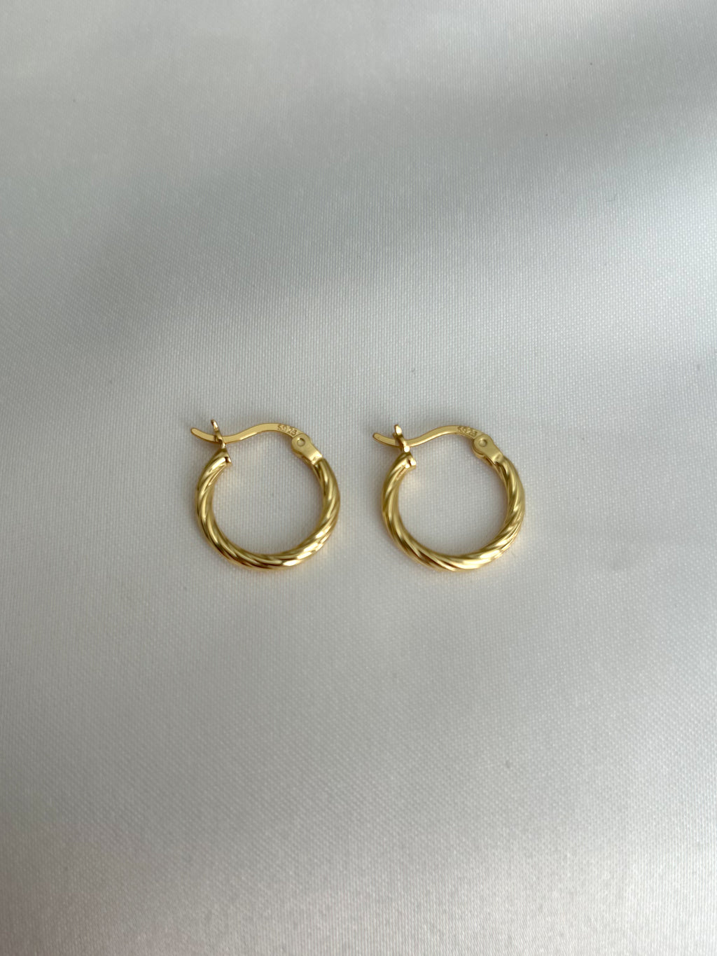 Corda Huggie Hoop Earrings