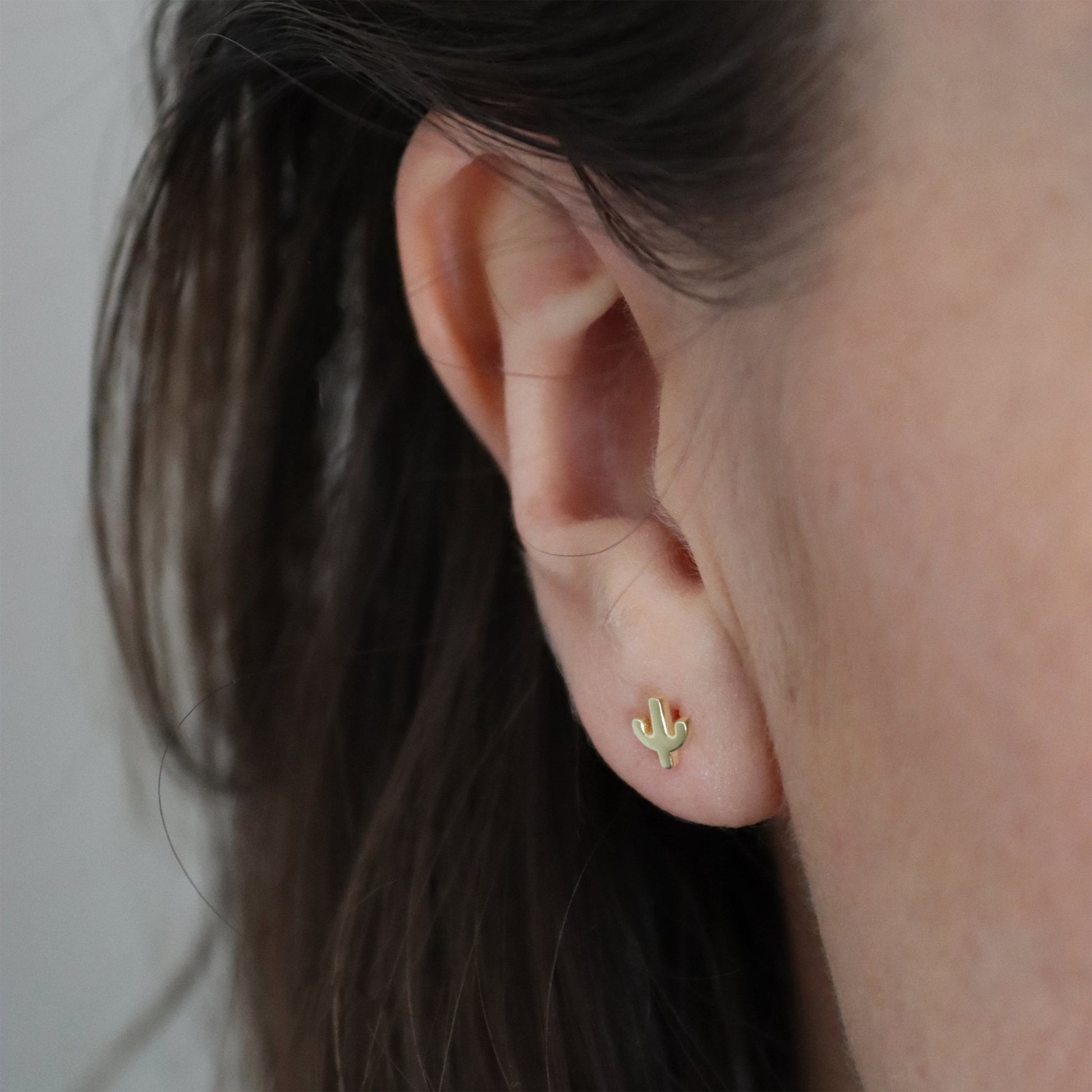 Cactus Stud Earrings - Gemzis