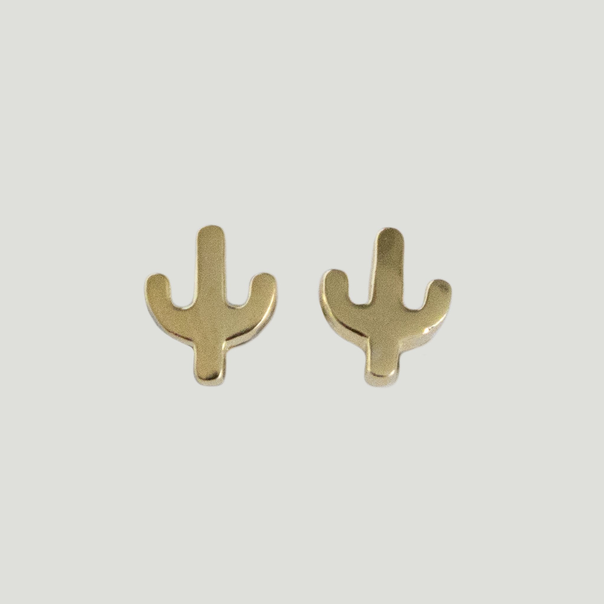 Cactus Stud Earrings Secondary image
