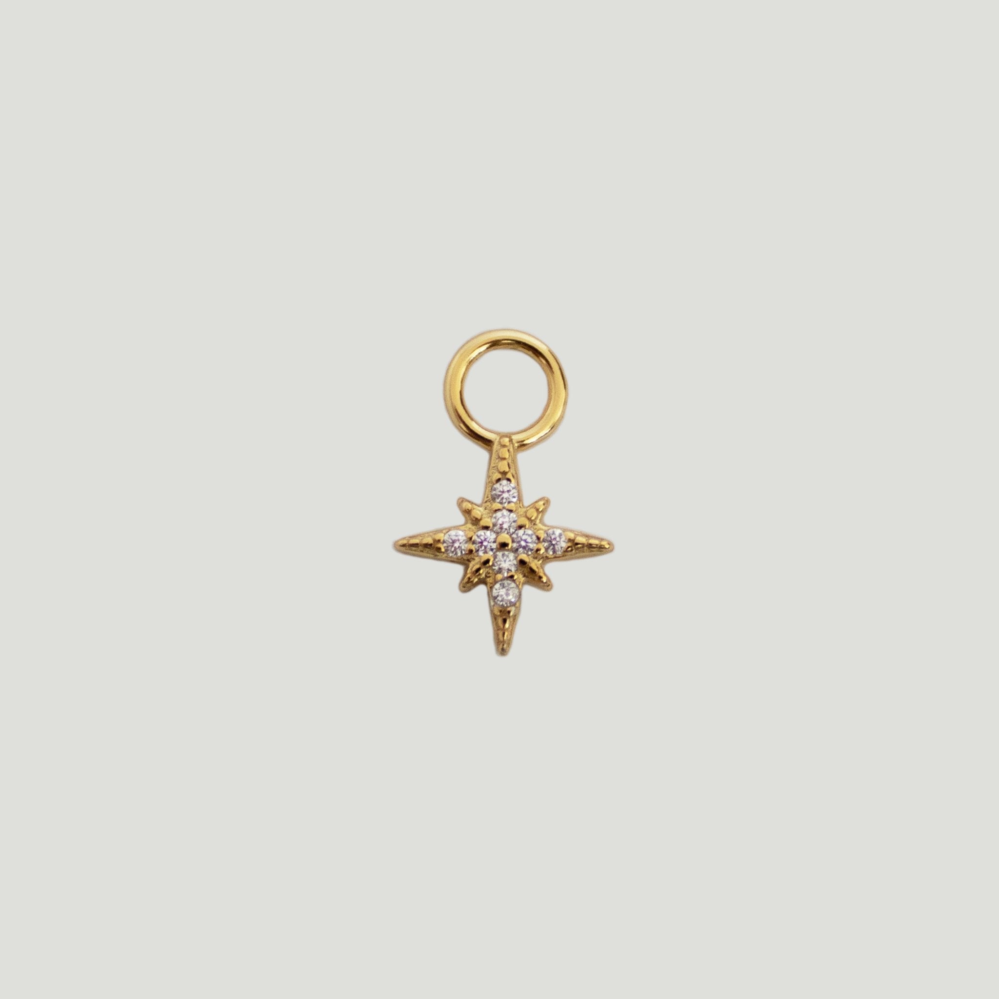 Celestial Starburst Pave Ear Charm - Gemzis Main image