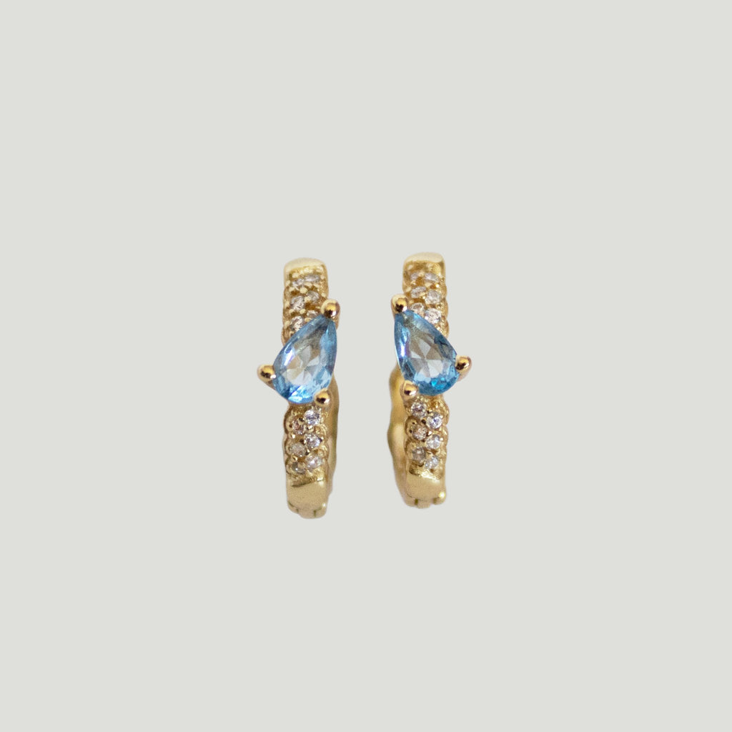 Cerise Huggie Hoop Earrings - Gemzis