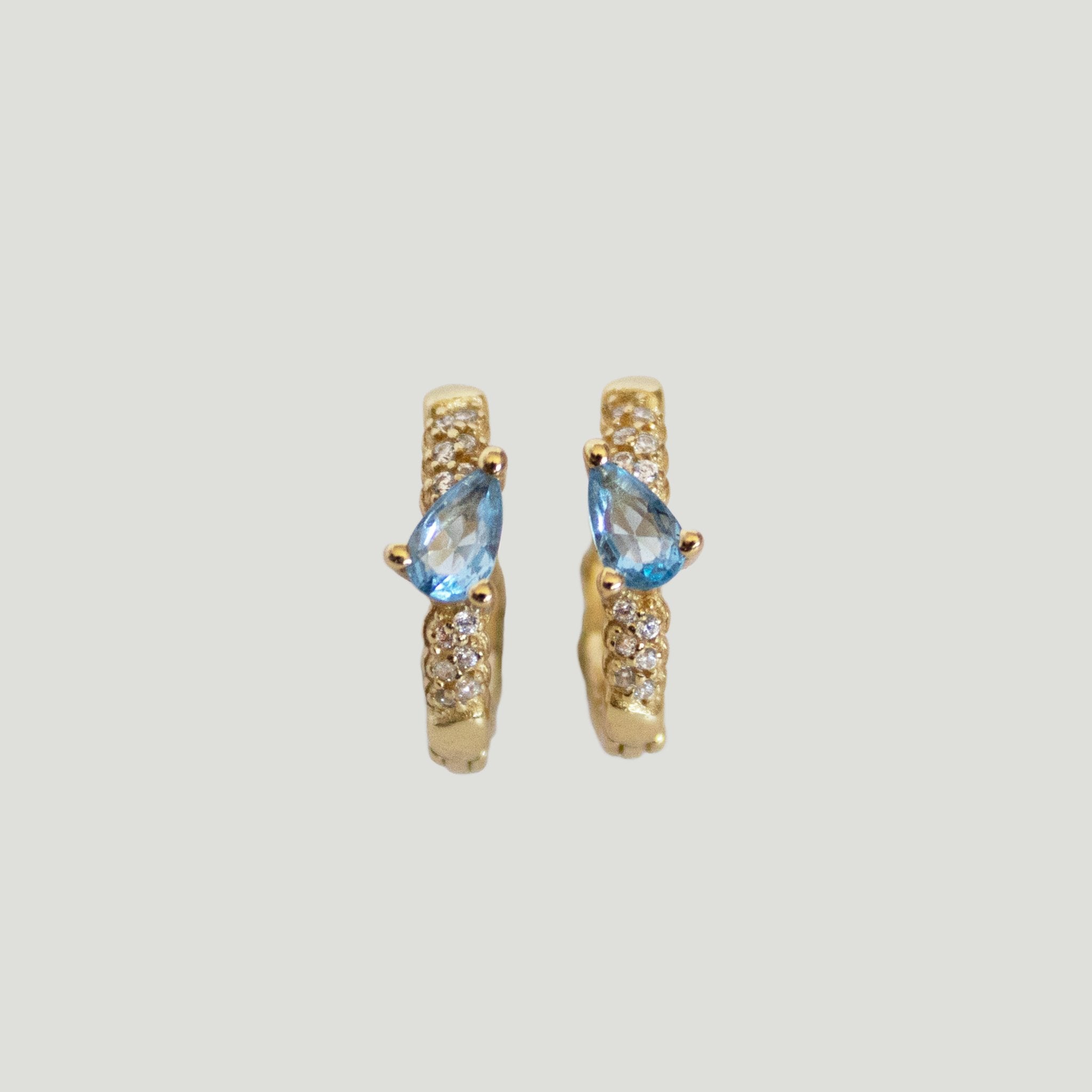 Cerise Huggie Hoop Earrings - Gemzis