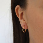 Corda Huggie Hoop Earrings - Gemzis