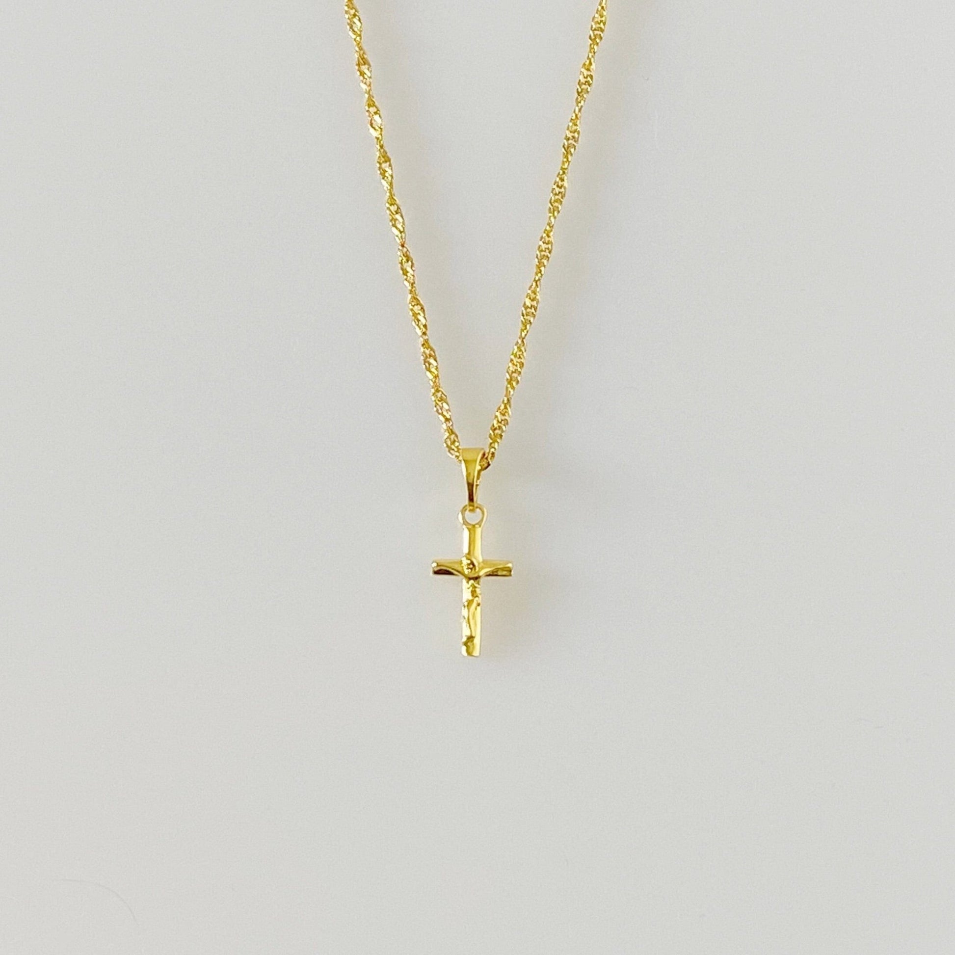 Dainty Cross Necklace - Gemzis