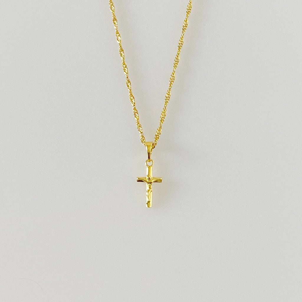 Dainty Cross Necklace - Gemzis