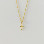 Dainty Cross Necklace - Gemzis