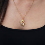Diamanté Dragon Necklace - Gemzis