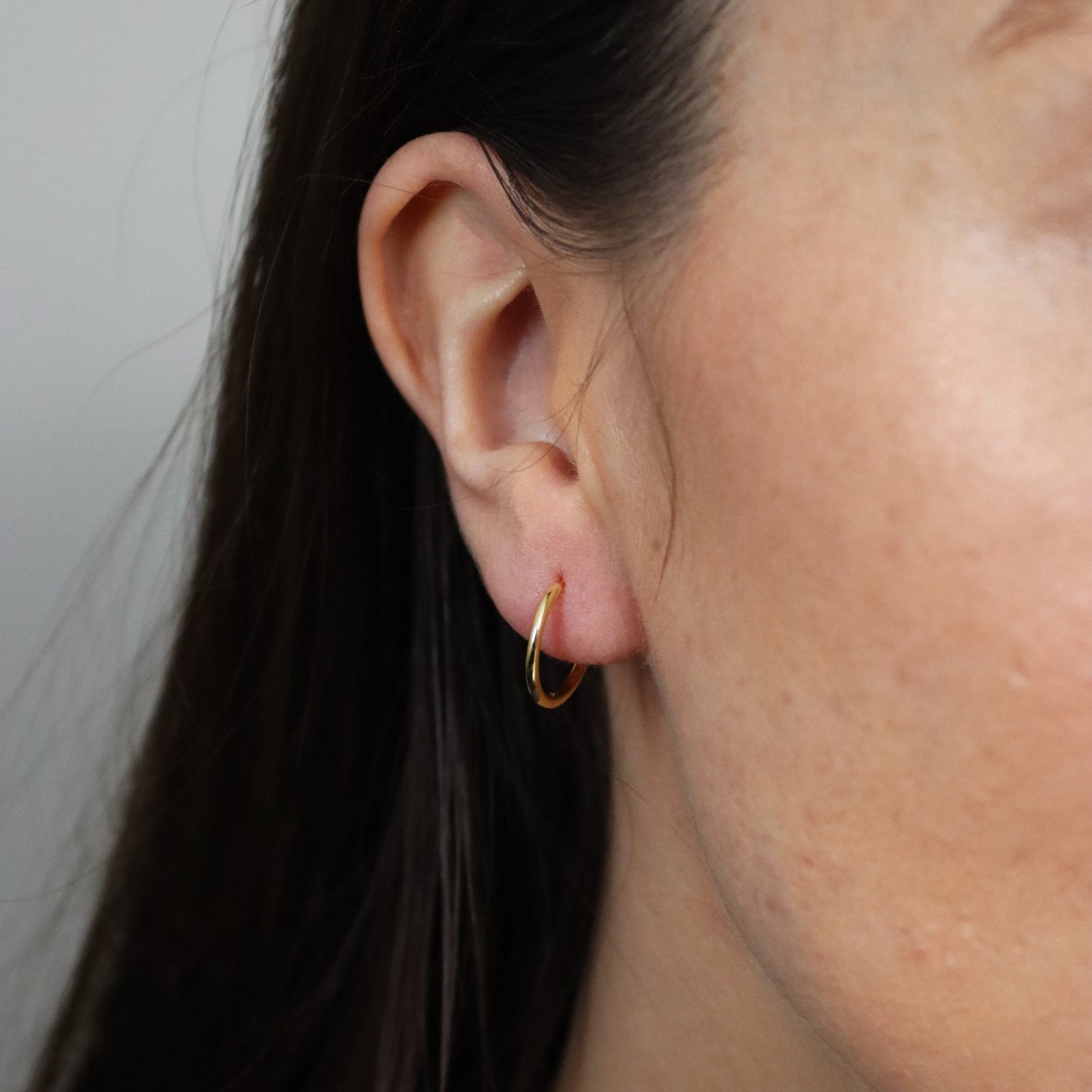 Essentials Small Gold Huggie Hoop Earrings - Gemzis