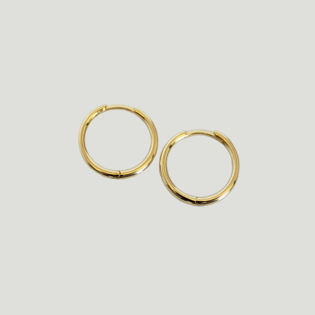 Essentials Small Gold Huggie Hoop Earrings - Gemzis