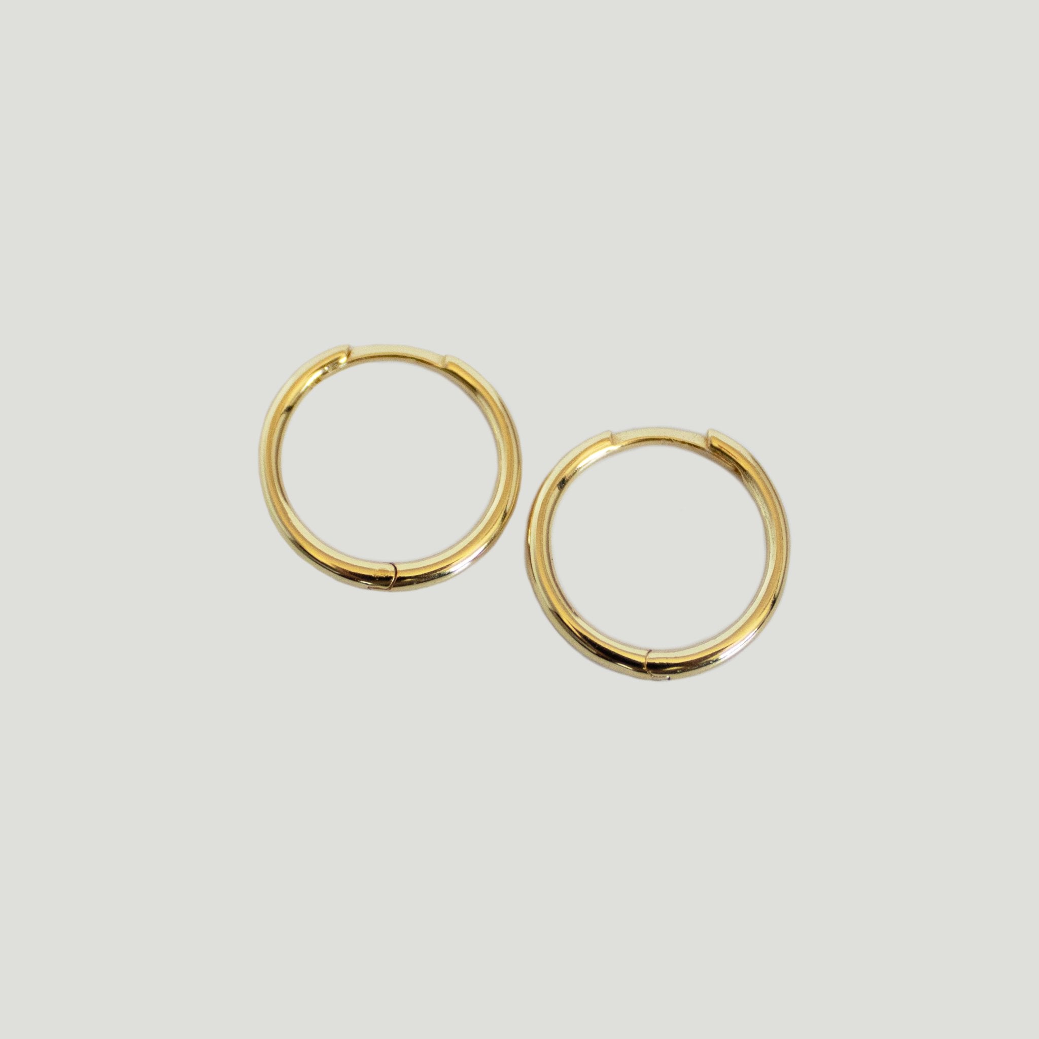 Essentials Small Gold Huggie Hoop Earrings - Gemzis