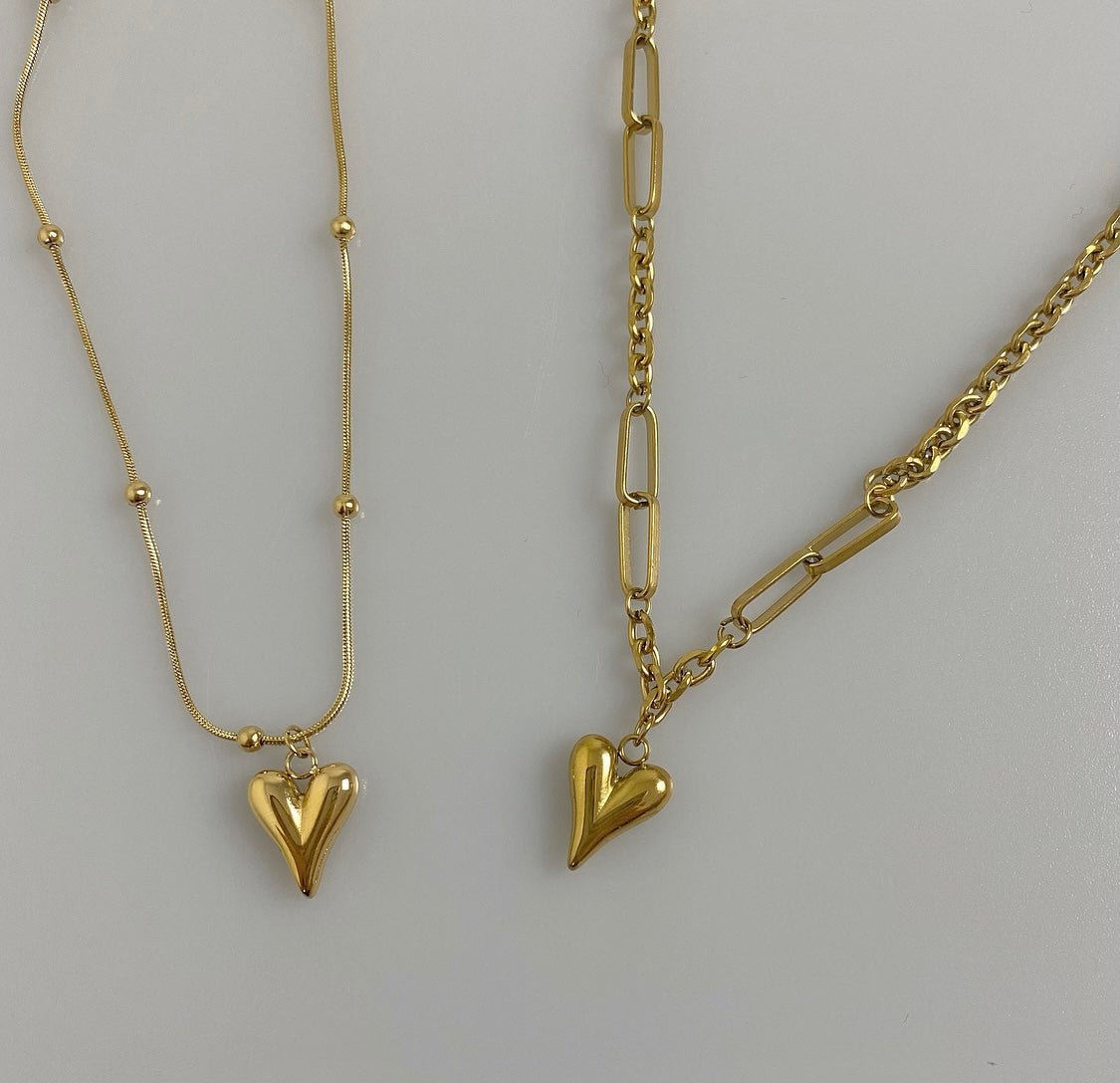 Felicity Heart Necklace - chain variety - Gemzis Main image