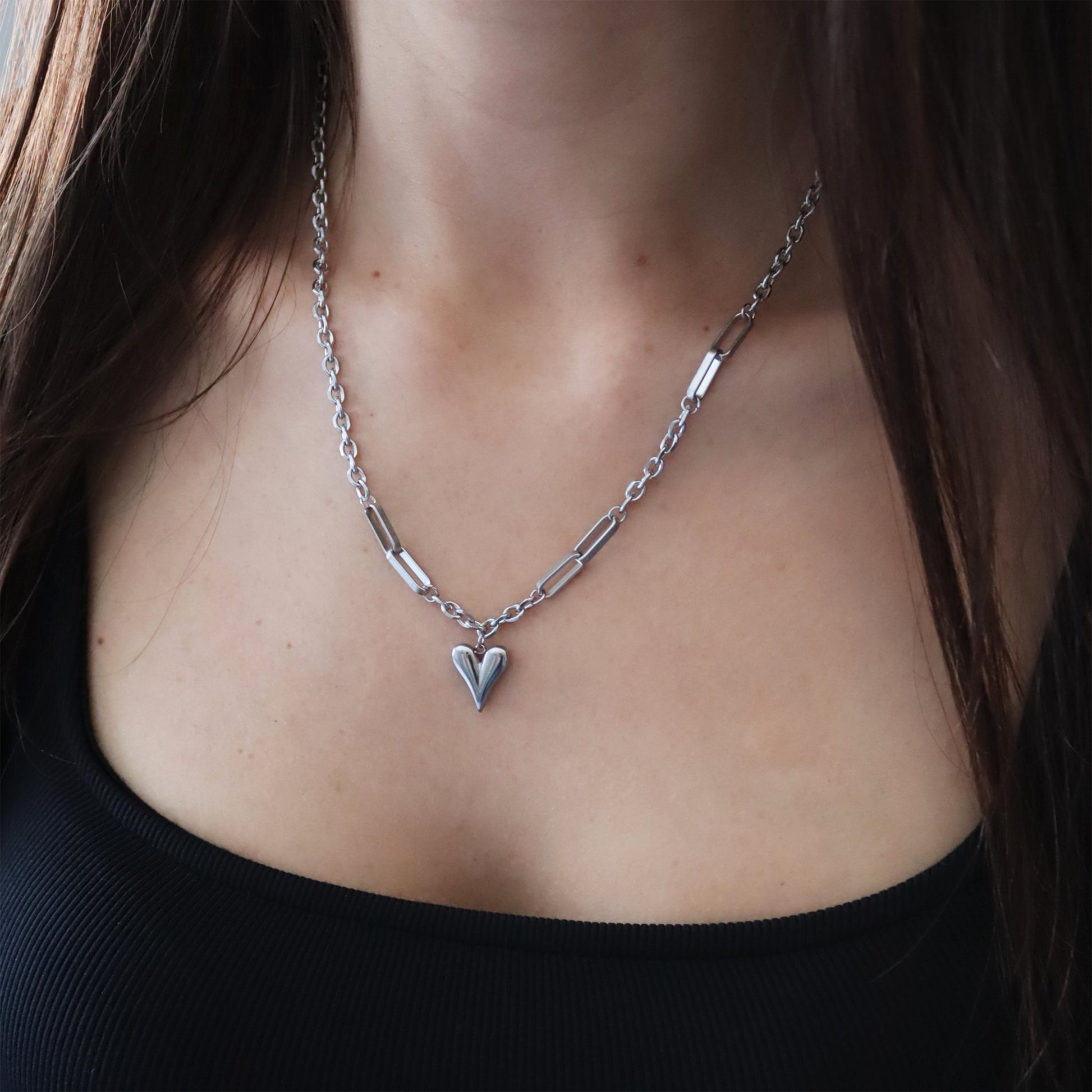 Felicity Heart Necklace - chain variety - Gemzis