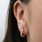 Freya Huggie Hoop Earrings - Gemzis