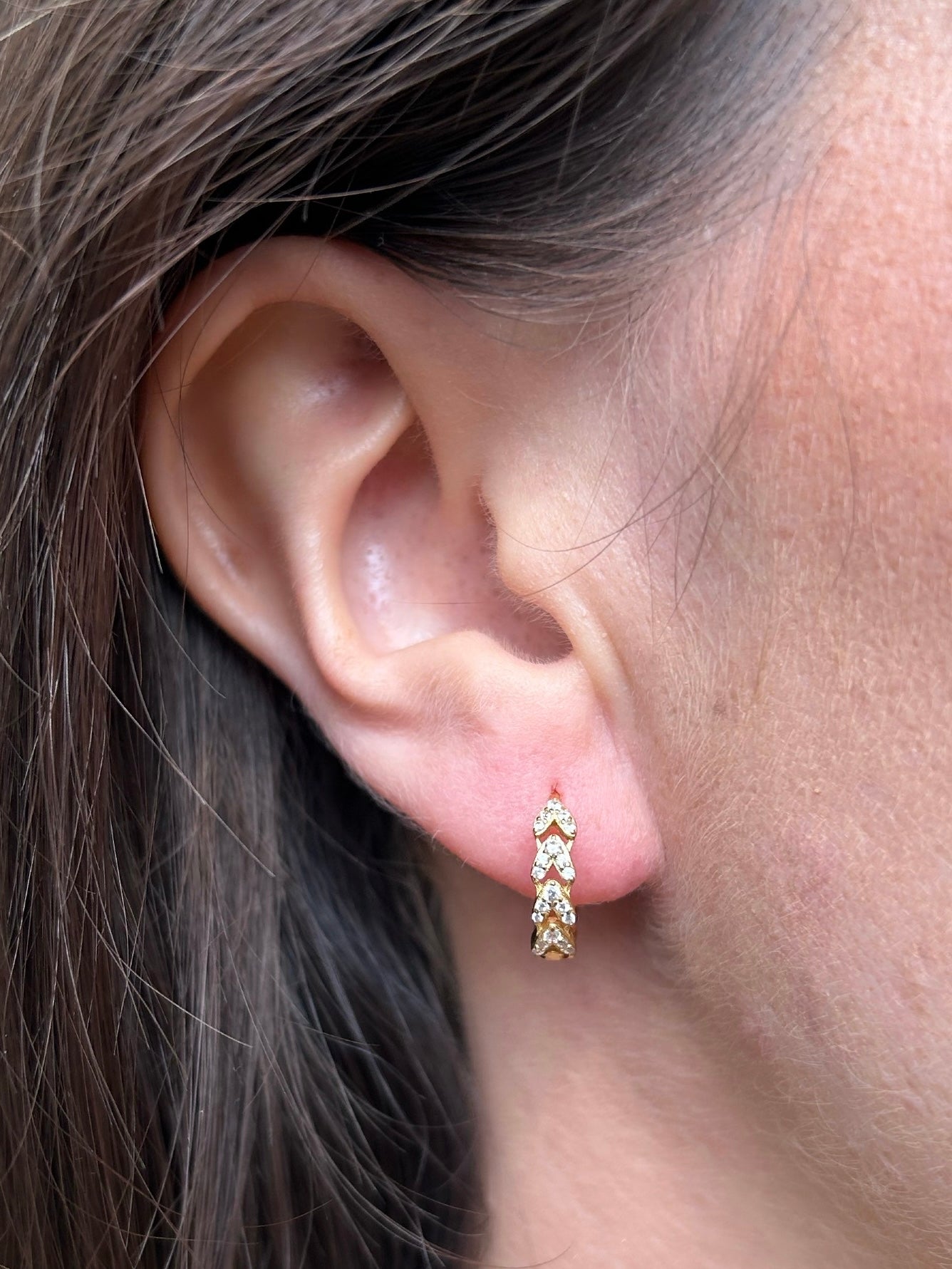 Freya Huggie Hoop Earrings - Gemzis Earrings
