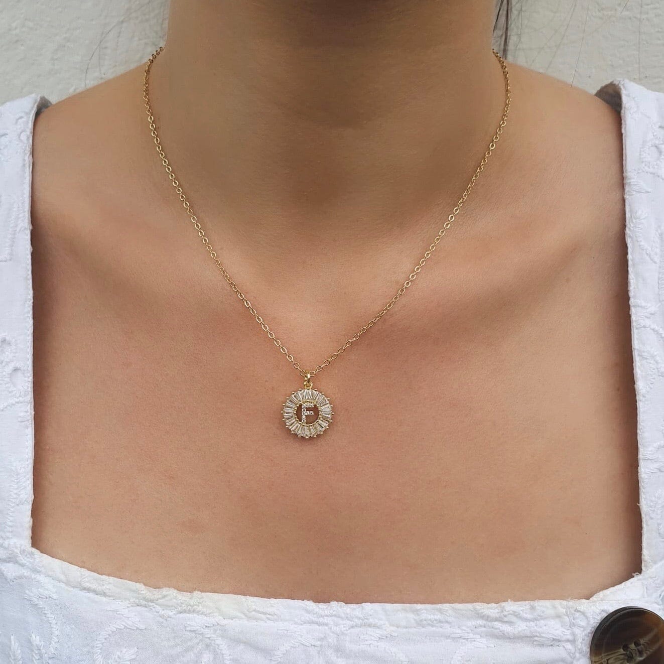 Mini Custom Diamond Initial Necklace – Love Me Knots Hawaii