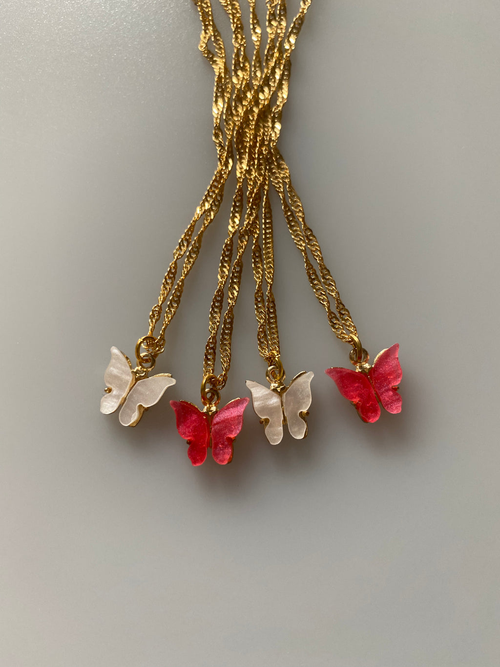 BUTTERFLY WAVE NECKLACE - Gemzis