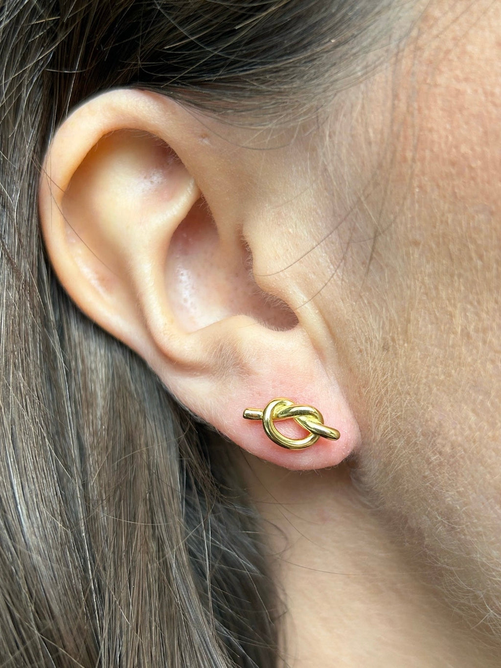 Knot Stud Earrings - Gemzis Earrings