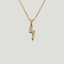 Lightning Bolt Pave Necklace - Gemzis