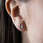 Padlock Stud Earrings - Gemzis