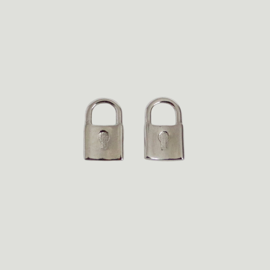 Padlock Stud Earrings - Gemzis