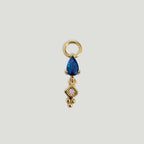 Penelope Gemstone Drop Ear Charm - Gemzis
