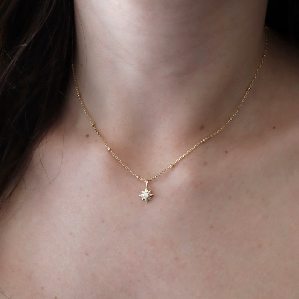 Taalia Starburst Necklace - Gemzis