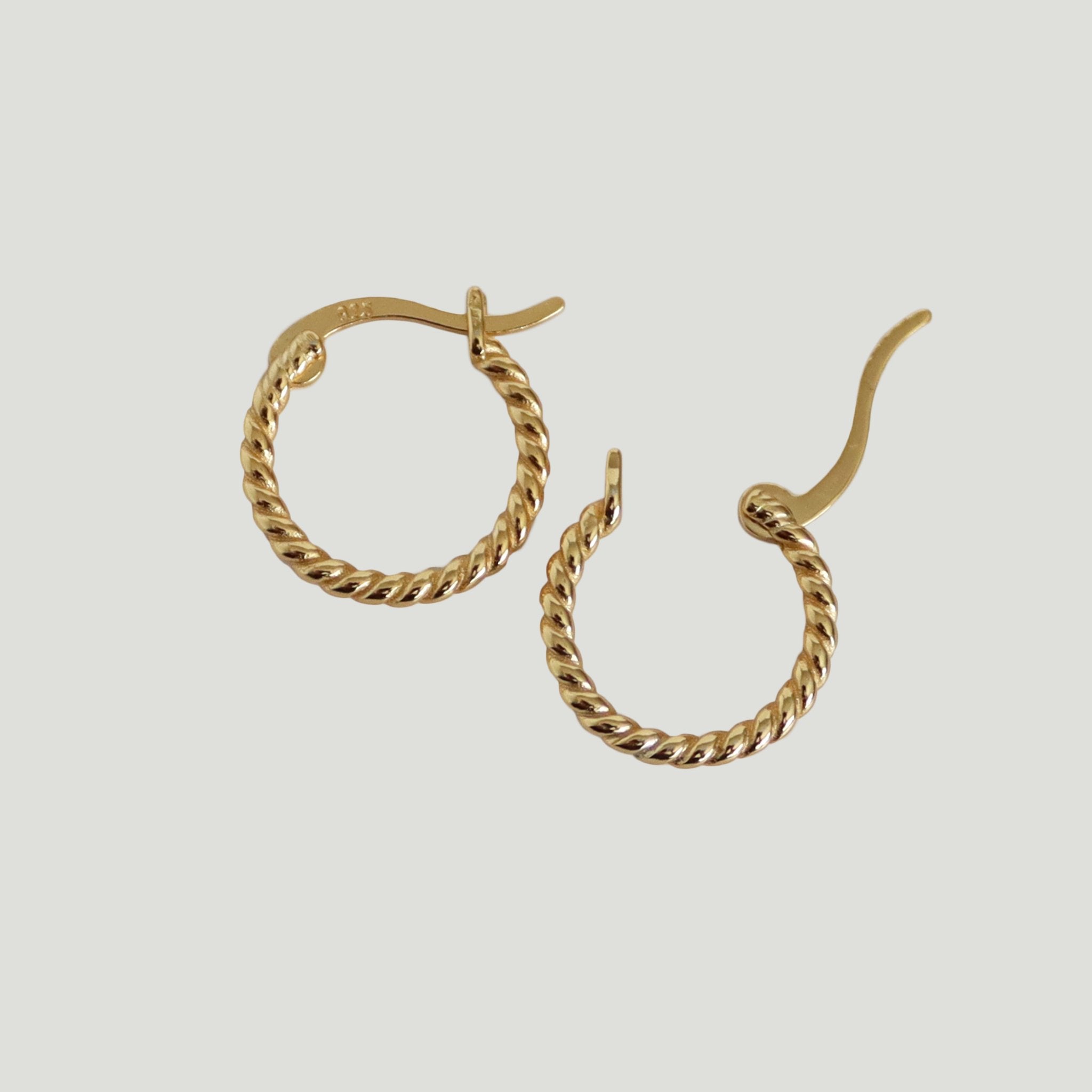 Zia Huggie Hoop Earrings - Gemzis Main image